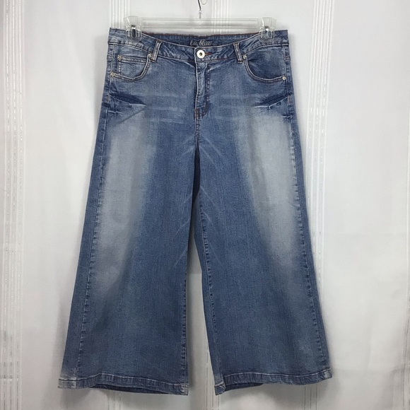 L.A. Blues Denim - VTG 🐎 L.A. Blues ‘Gaucho Stretch’ Distressed Embroidered Jeans Sz.14